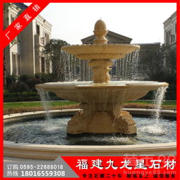 【花崗巖室外噴泉廣場石雕流水擺件惠安石雕廠家】- 
