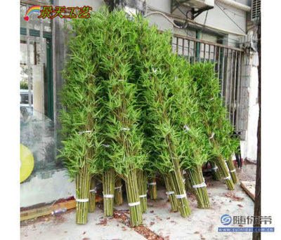 【景天工廠直銷人造仿真竹子、竹葉工程裝飾園林景觀大竹細(xì)竹仿真盆景竹】東莞市企石景天工藝品廠 - 產(chǎn)品庫
