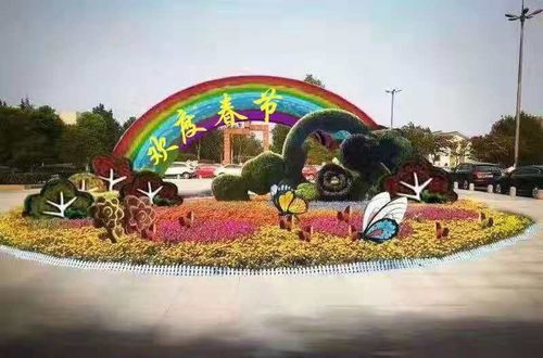 四川成都仿真綠雕定制廠家 歡度五一廣場綠雕造型成都廠家專業定制